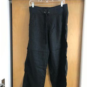 Womens Athleta Linen/cotton Drawstring Pants 8